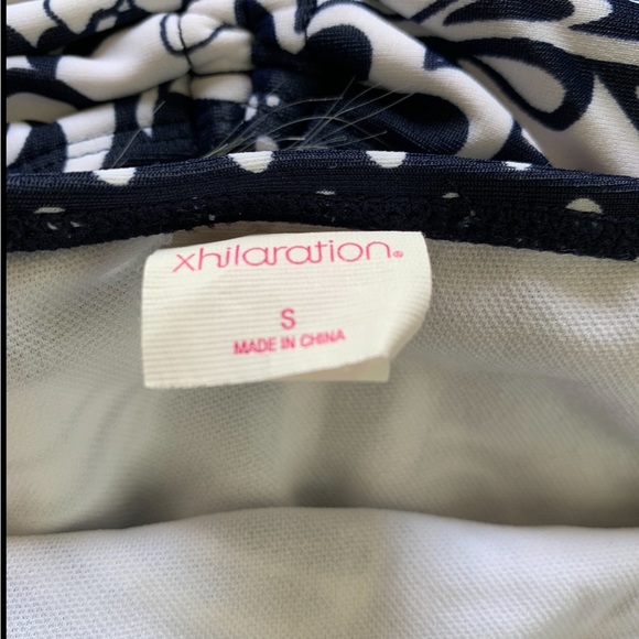 Xhilaration Women’s Bikini Set Navy Blue&White - Picture 5 of 10